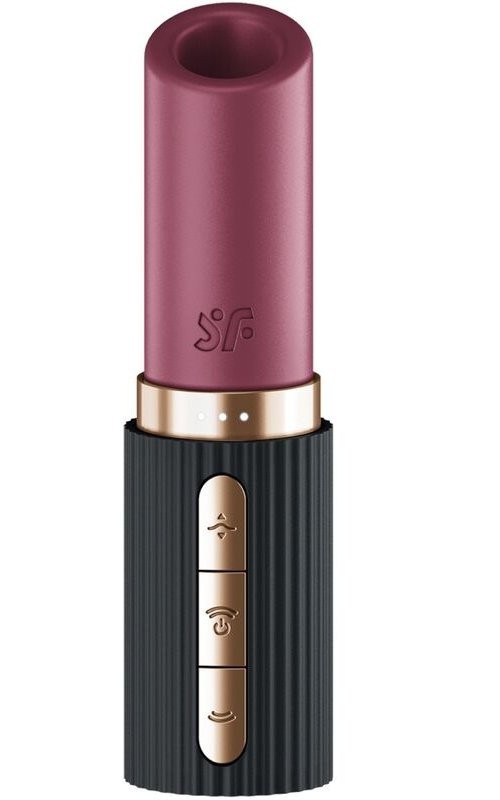 SATISFYER - PRO 2 KISS WAVE CLITORIS STIMULATOR GARNET / BLACK