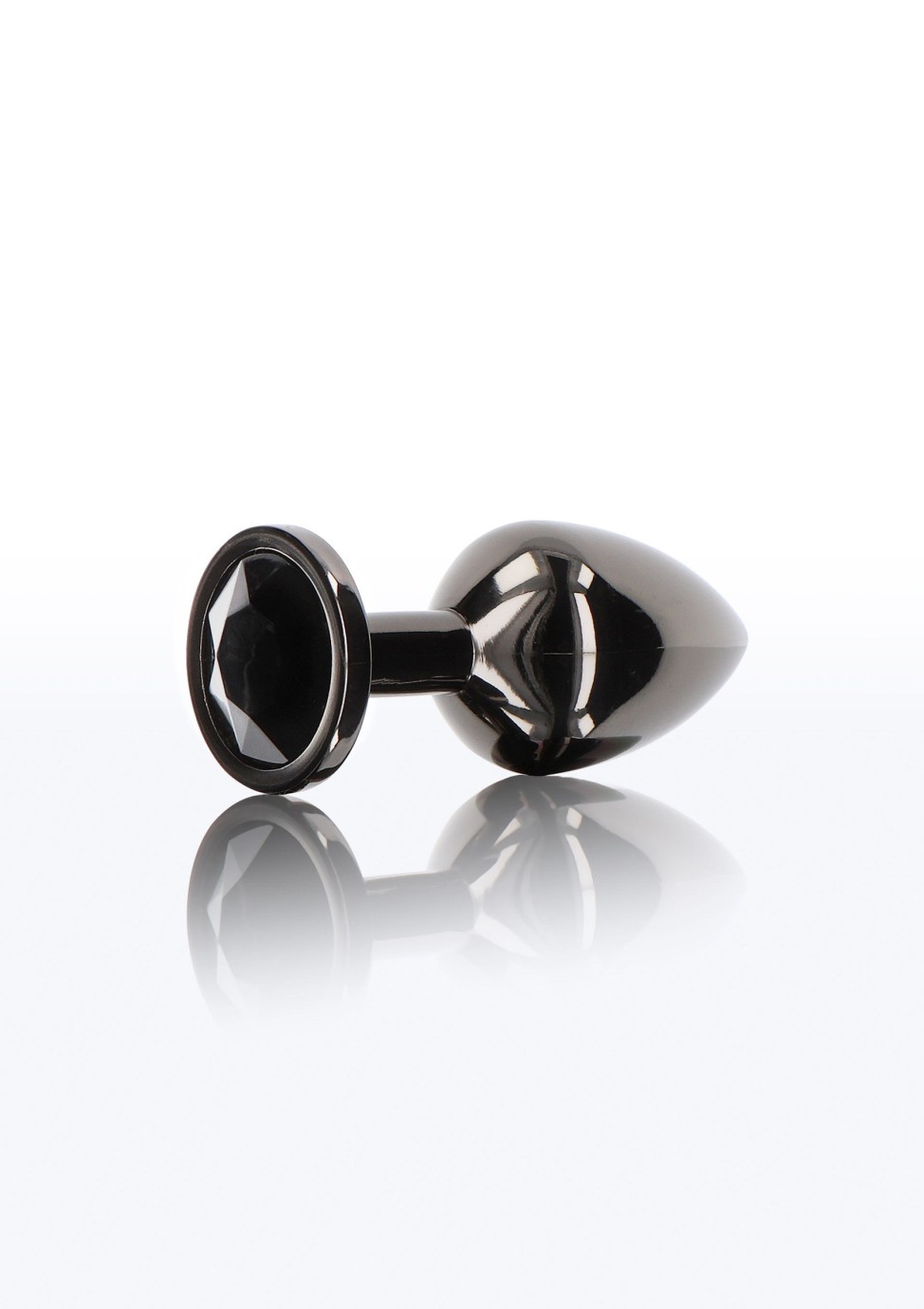 Taboom Bondage Essentials Butt Plug With Diamond Jewel M Black