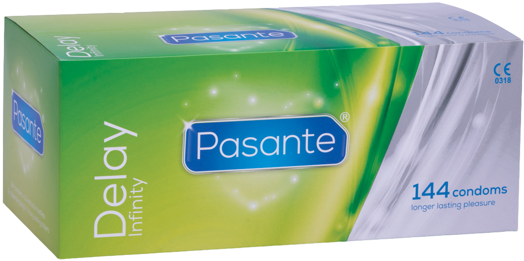 Pasante Delay condoms 144 pcs