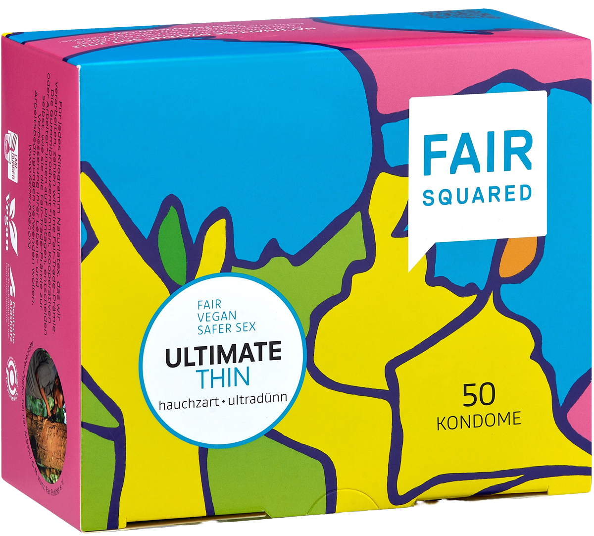 Fair Squared Maxi-Pack: Ultimate Thin 50 pcs