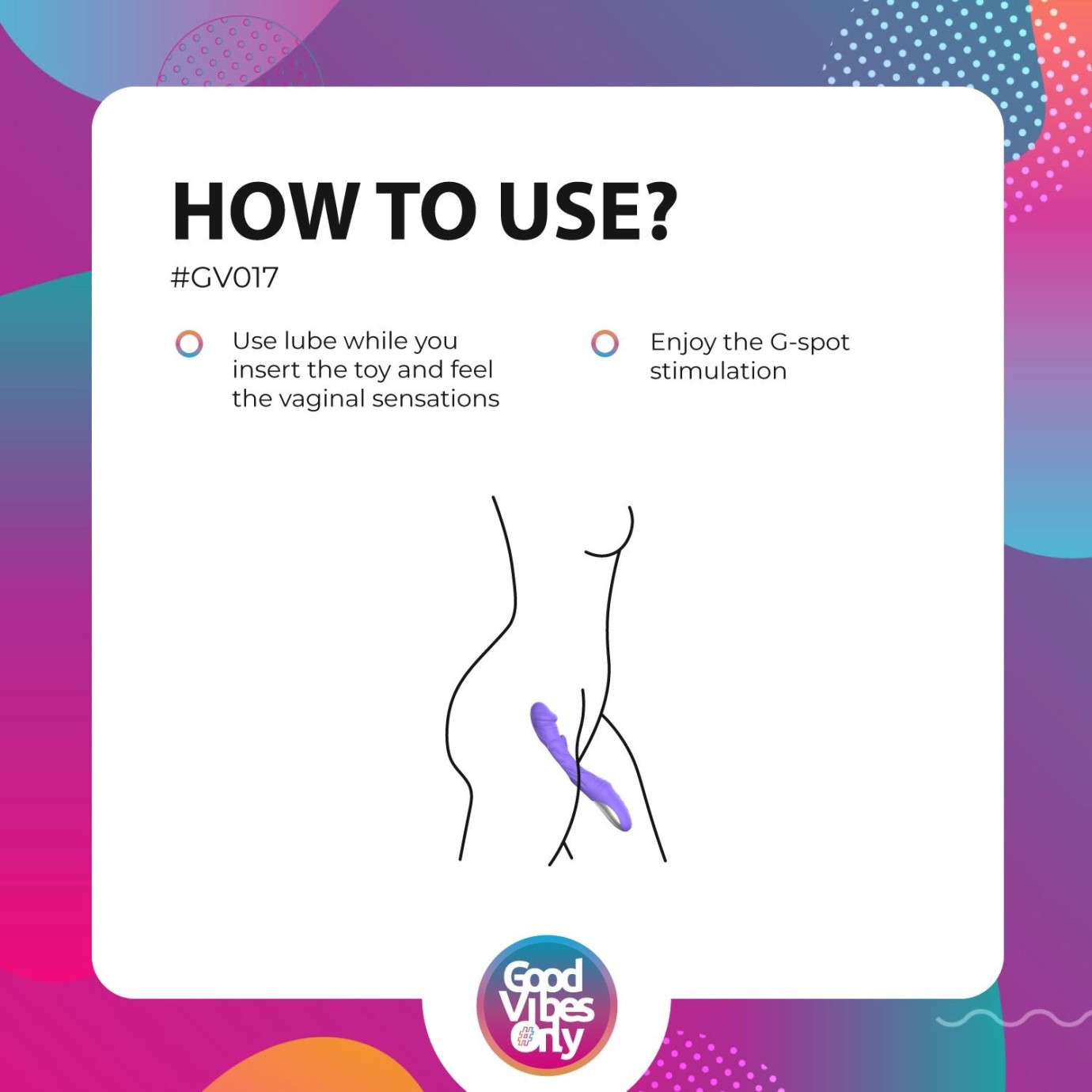 GOOD VIBES ONLY - Flax Vibrační dildo s G-bod stimulátorem