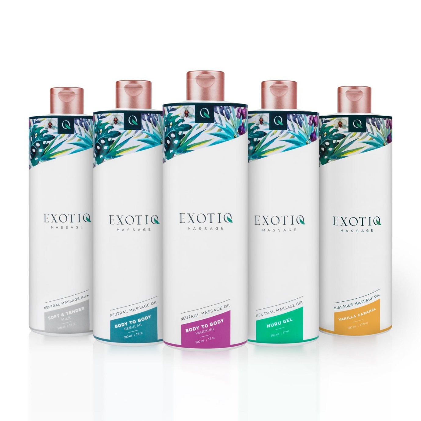 EXOTIQ Masážní olej Body To Body - 500 ml