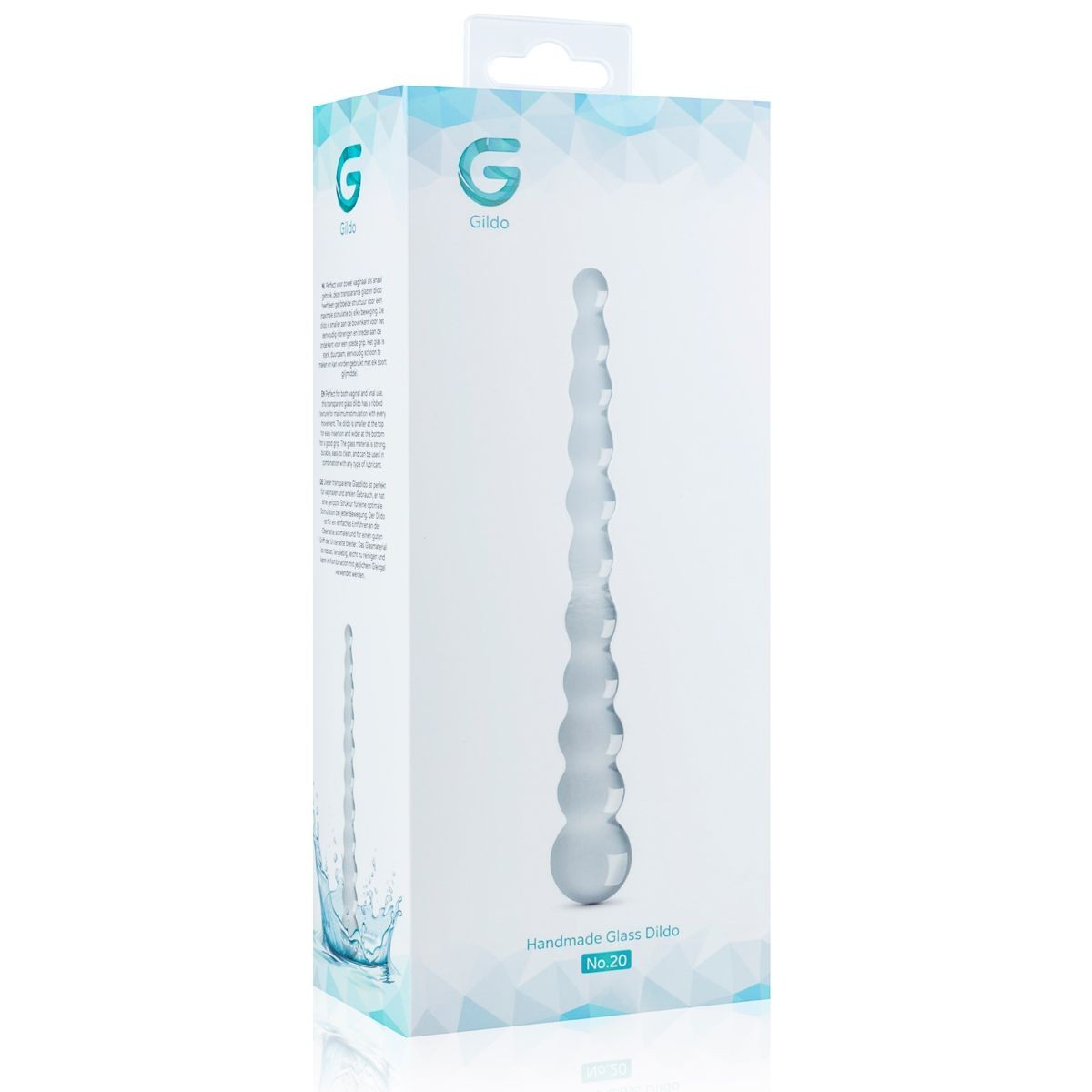 GILDO Skleněné dildo č. 20