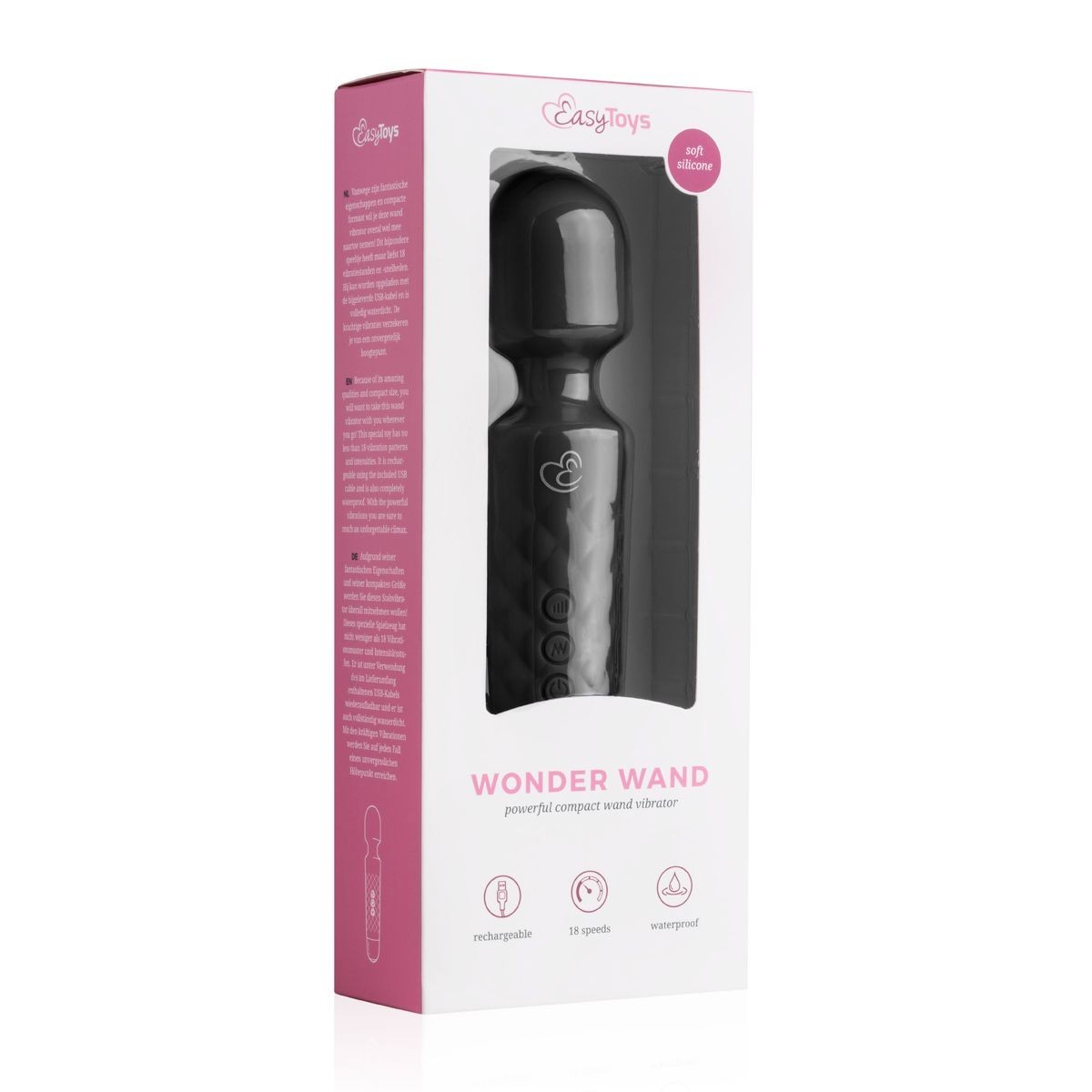 EasyToys Mini Vibrátor Hlavice - Černý