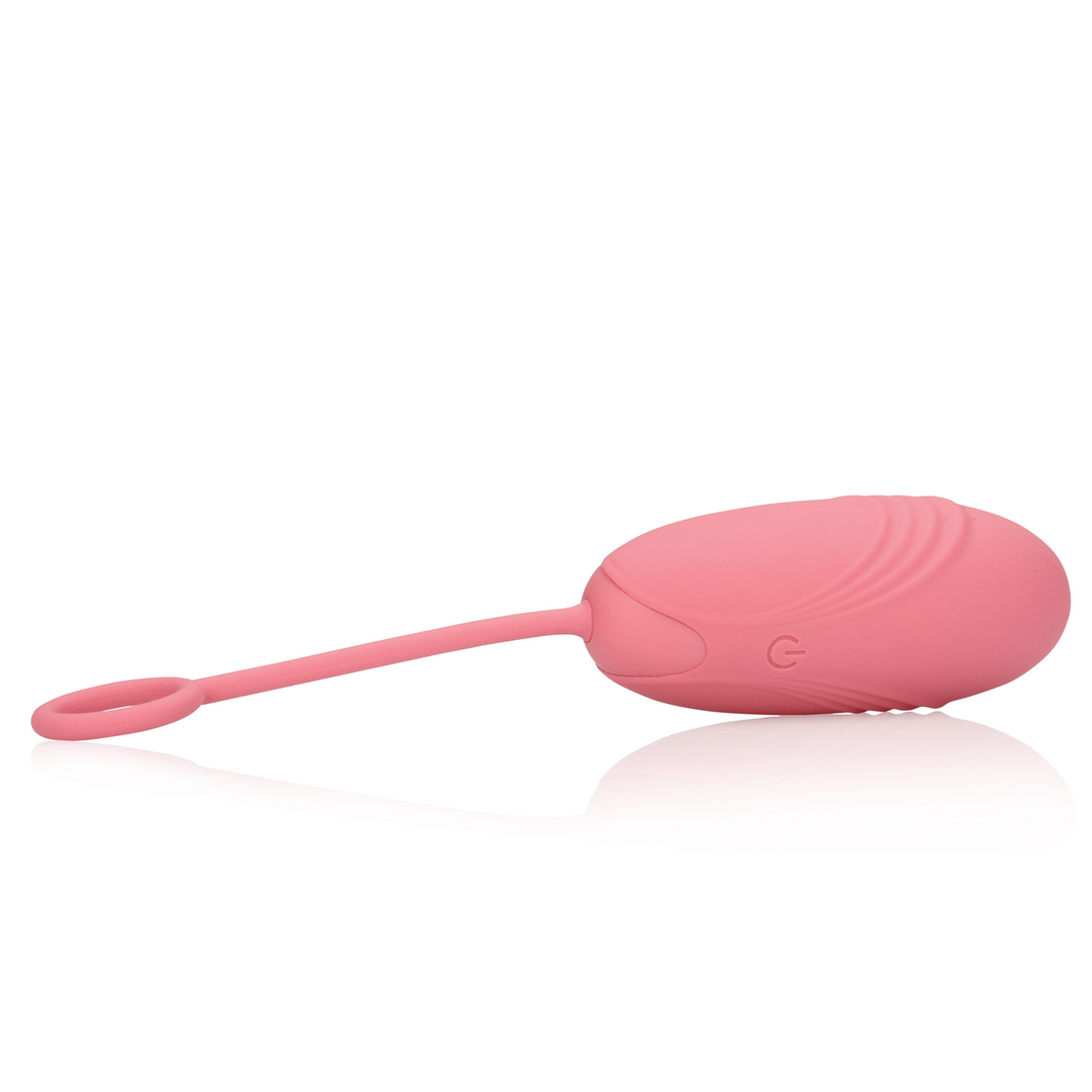 Ultra Soft silikonový vibrační vajíčko s dálkovým ovládáním - Růžová Arabeska