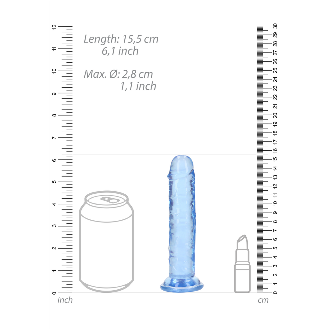 Realistické dildo s přísavkou - 6'' / 14,5 cm