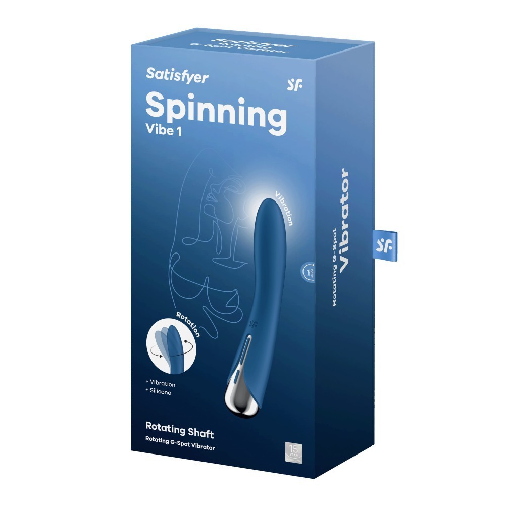 Otáčivý vibrátor na G-bod Spinning Vibe 1 modrý