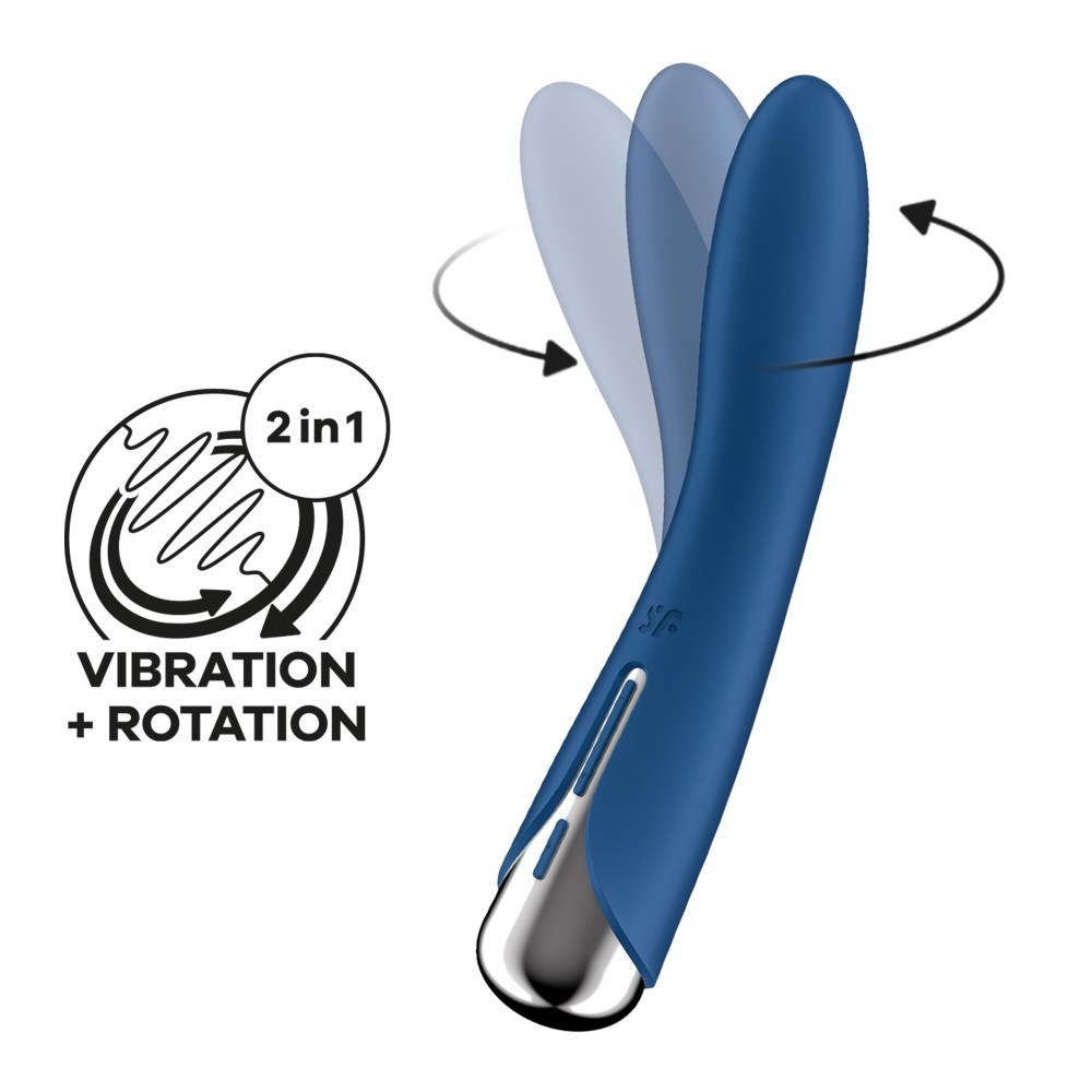 Otáčivý vibrátor na G-bod Spinning Vibe 1 modrý