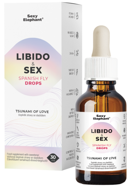 Španělské mušky Tsunami of Love (30 ml)