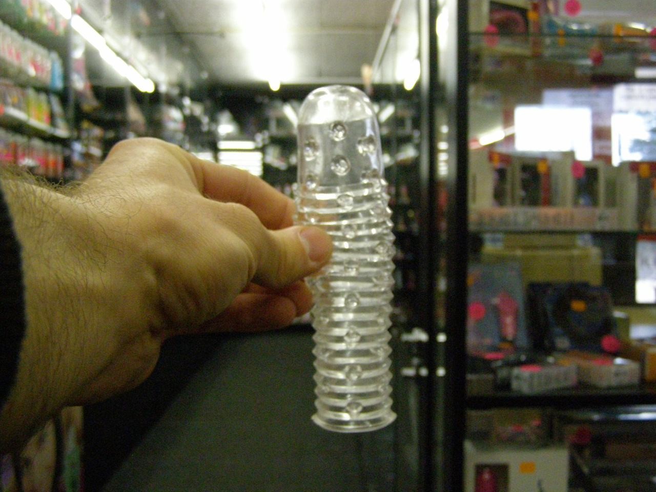 Návlek na penis - výstupky vně i uvnitř