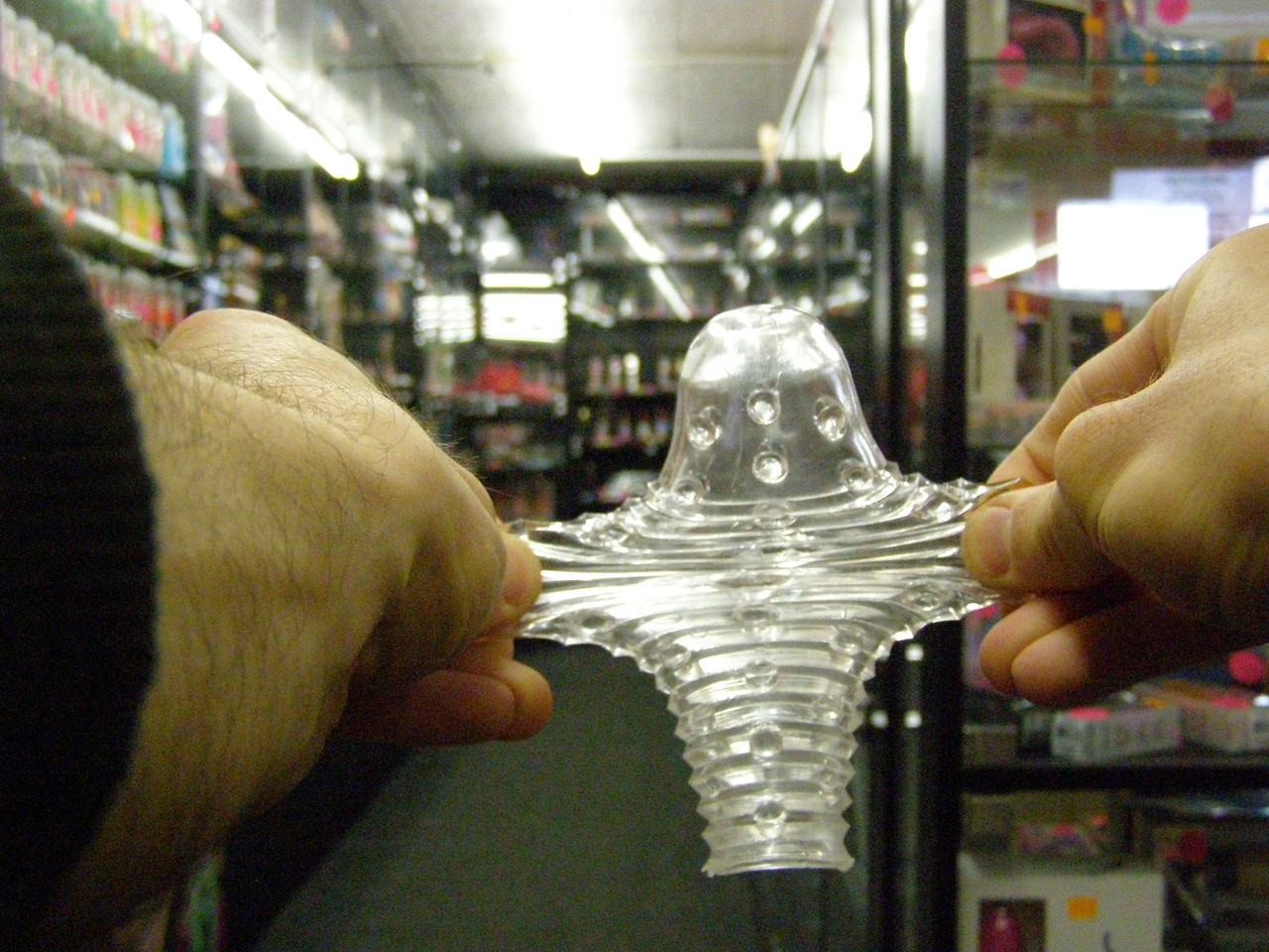 Návlek na penis - výstupky vně i uvnitř