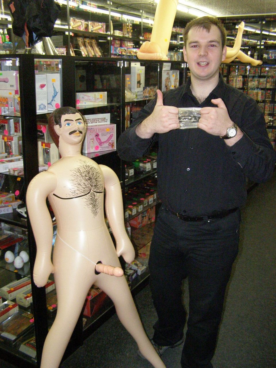 Návlek na penis - výstupky vně i uvnitř