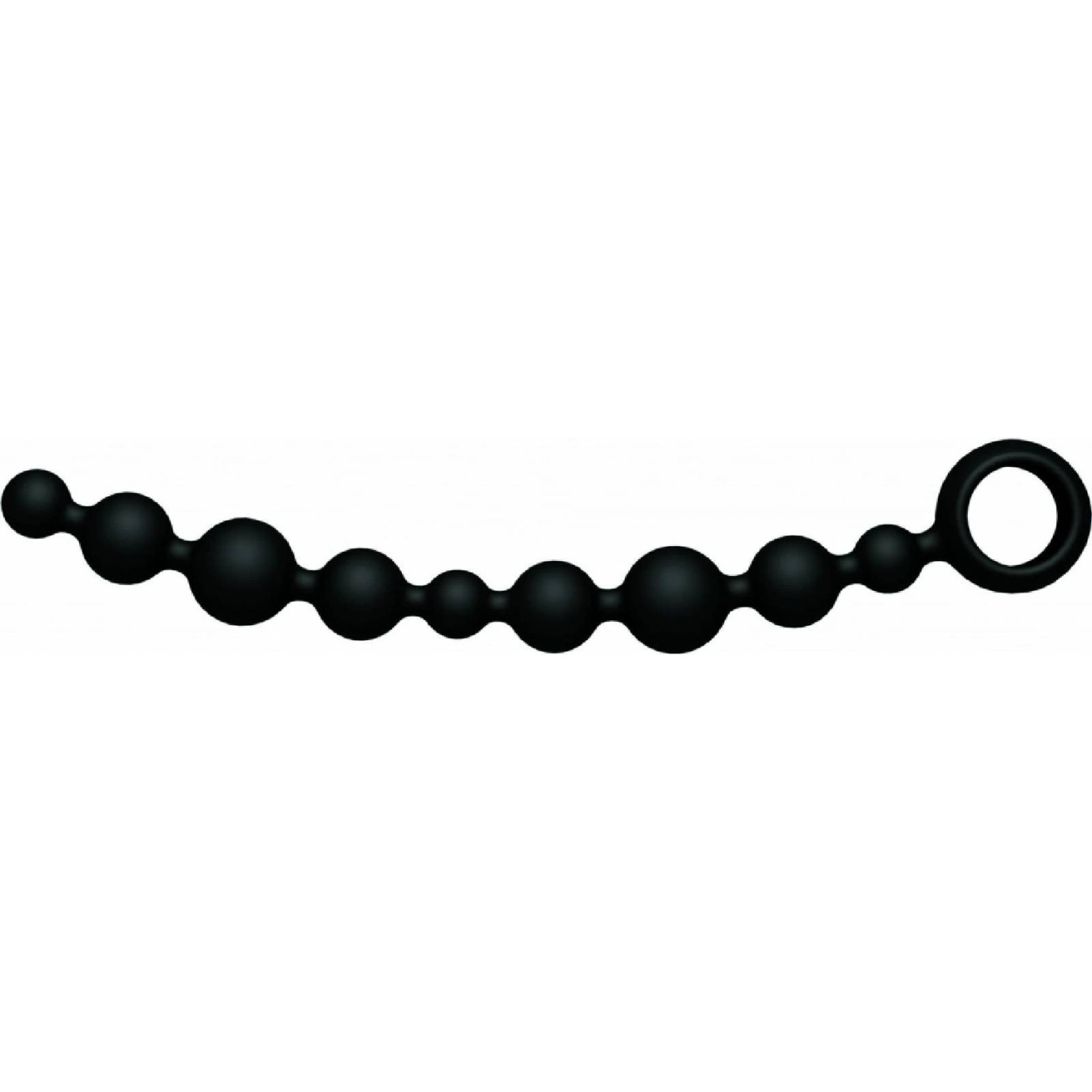 Anální kuličky černé DLOUHÉ silikon JOYBALLS ANAL WAVE LONG BLACK
