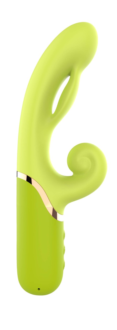 Nafukovací vibrátor s výběžkem na klitoris Full Vibe (23,5 cm)