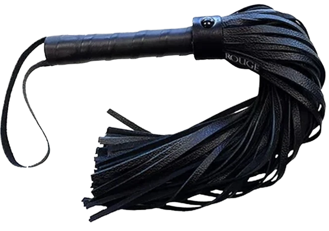 ROUGE Leather Flogger Black with Black Accessories