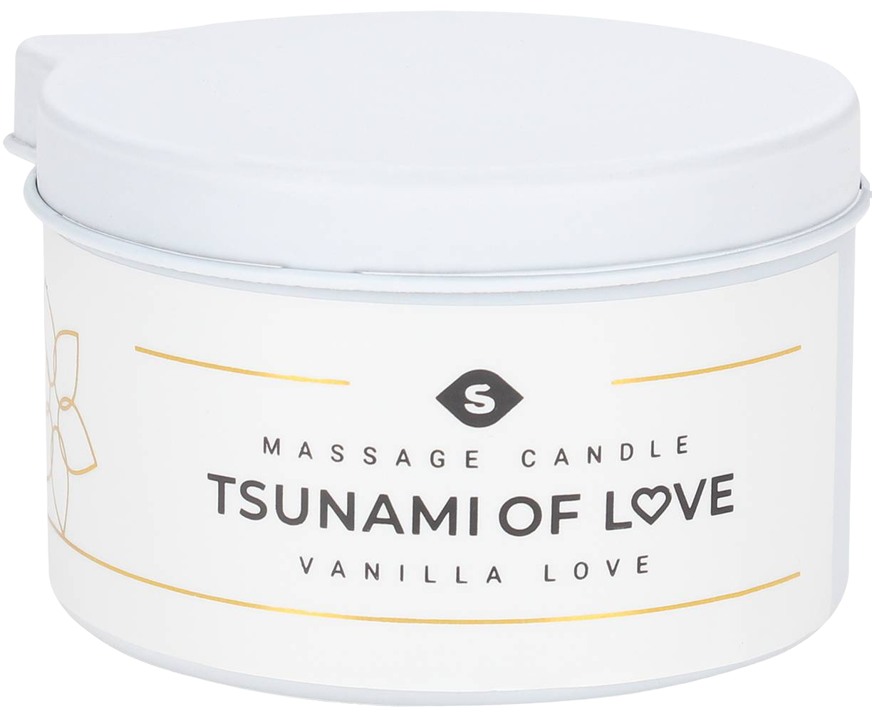 Masážní svíčka Tsunami of Love Vanilla Love (100 ml)