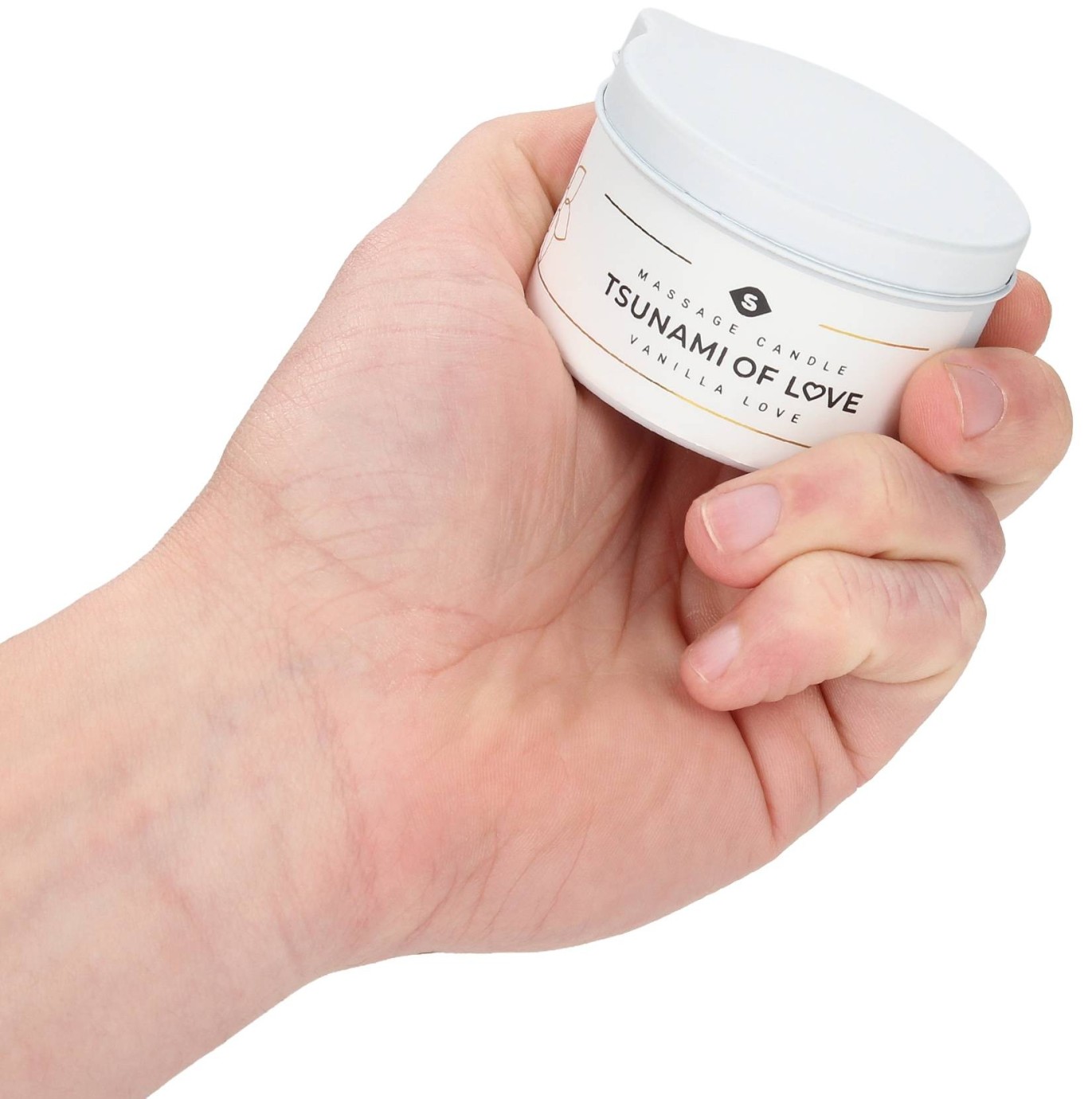 Masážní svíčka Tsunami of Love Vanilla Love (100 ml)