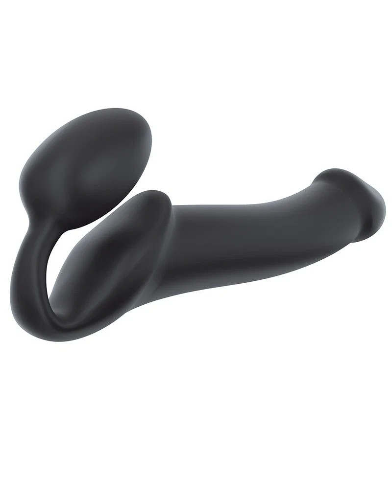 Černé XL dildo Strap-On-Me