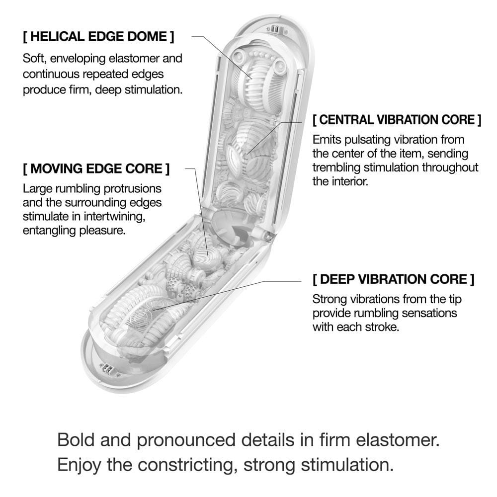 Tenga FLIP ZERO GRAVITY EV (Electronic Vibration) WHITE