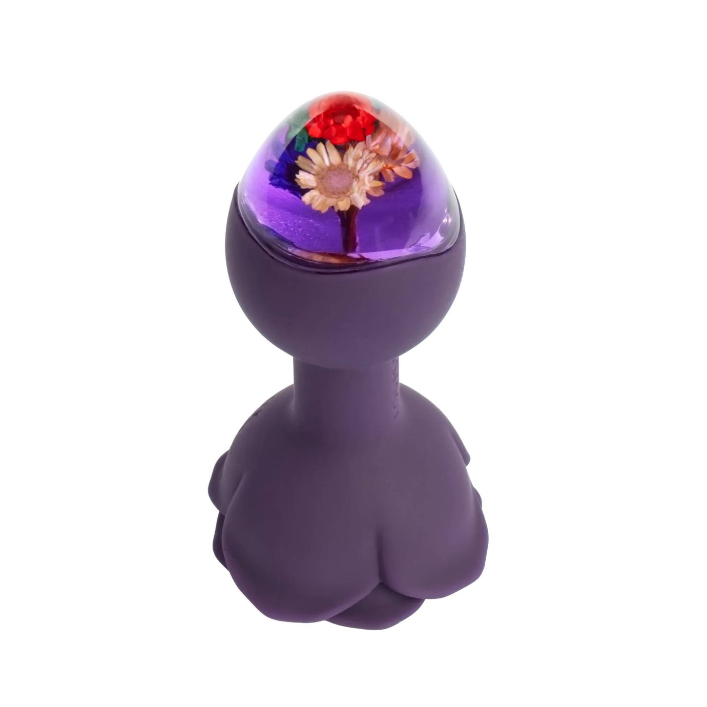 LOVISS - Posy - Garden Butt Plug Vibrator with Remote - Purple