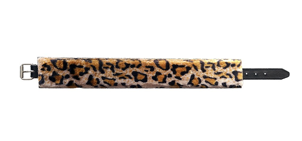ROUGE Collar Black/Leopard Print