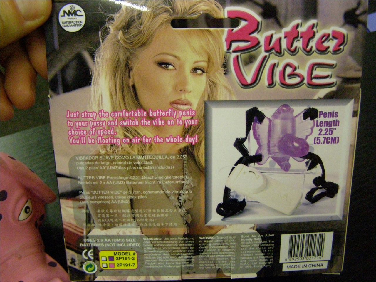 Motýlek vibrační s penisem