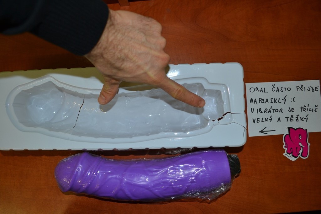 Vibrátor XXL gelový 35cm