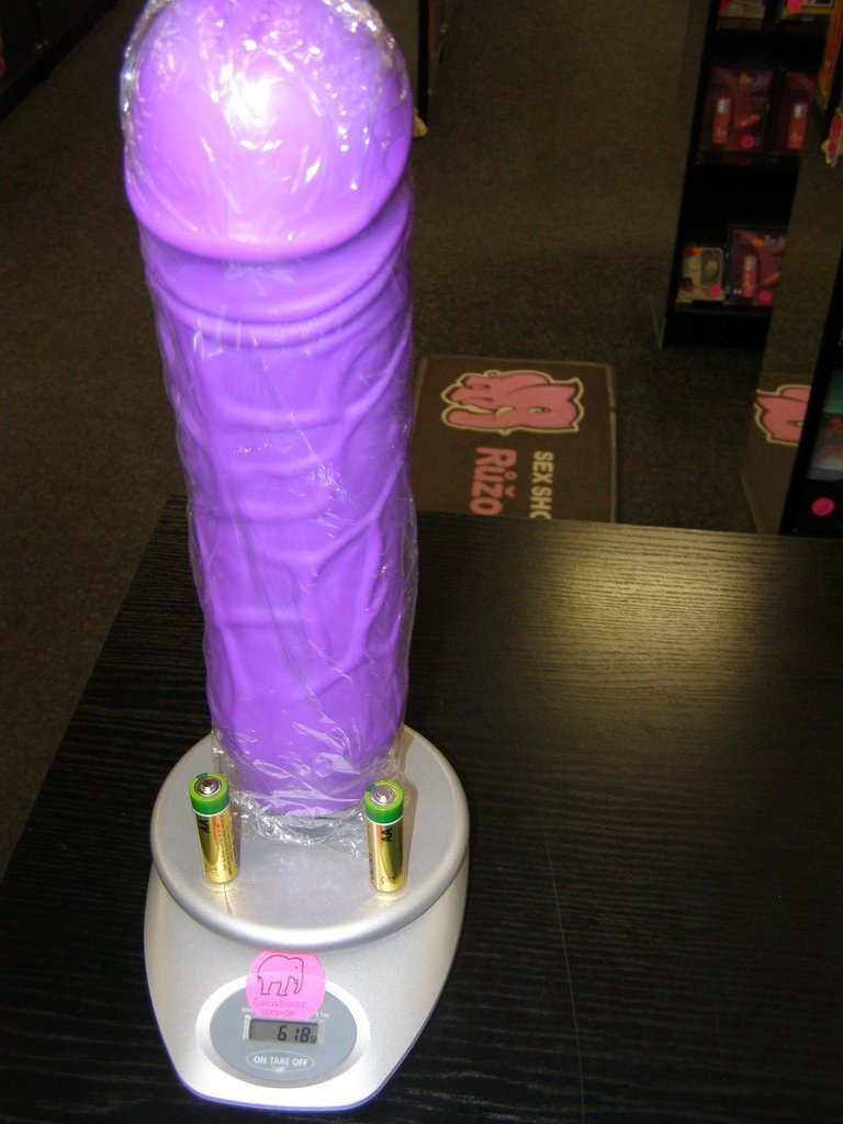 Vibrátor XXL gelový 35cm