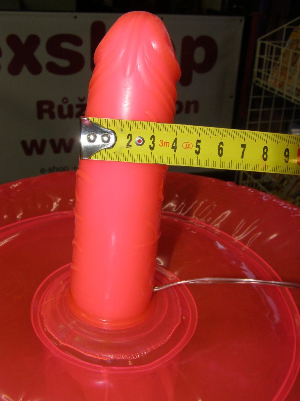 Nafukovací křesílko s penisem Hopík