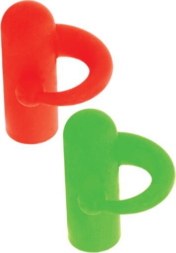 Silikonové minivibrátorky na prst RedGreen