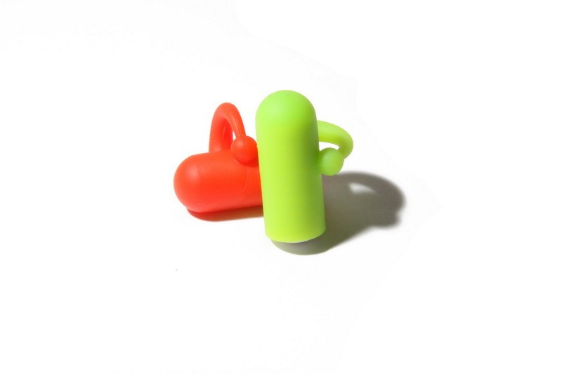 Silikonové minivibrátorky na prst RedGreen