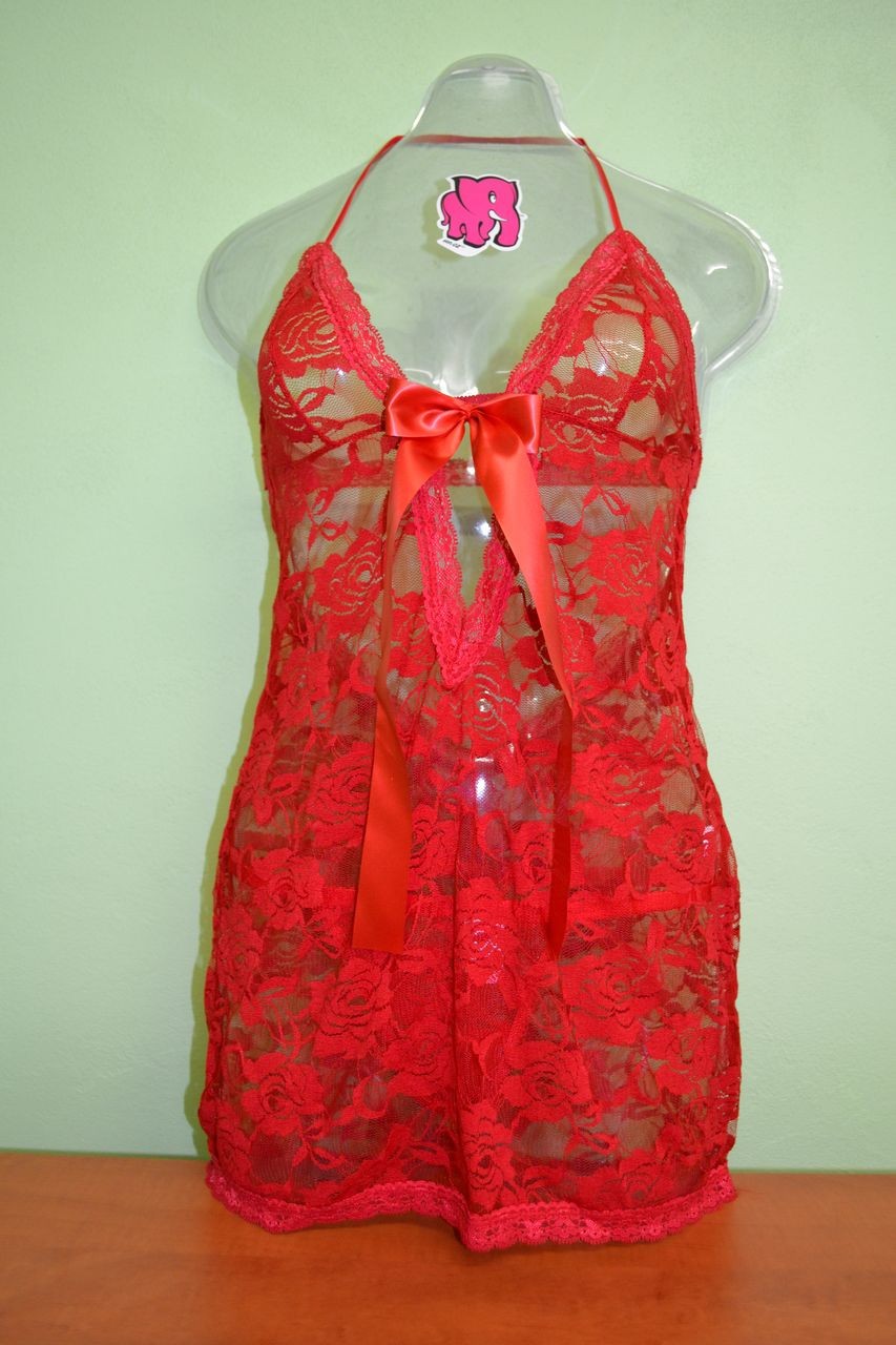 Košilka Veronika červená + tanga