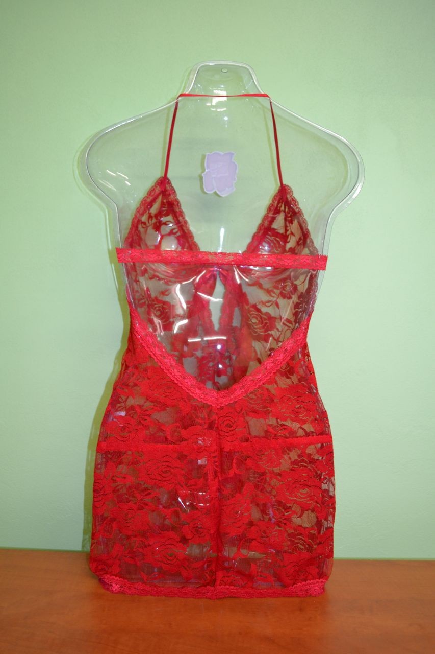 Košilka Veronika červená + tanga