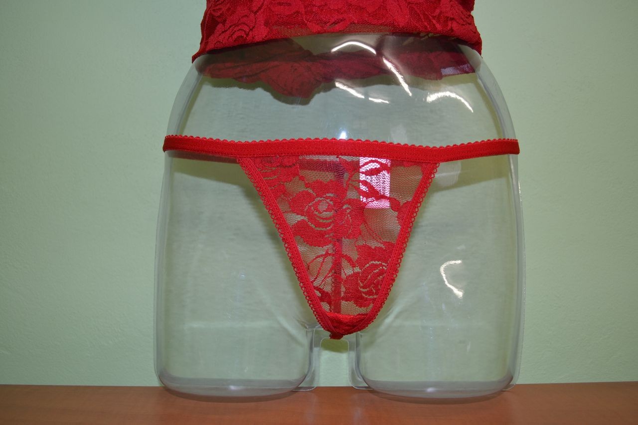 Košilka Veronika červená + tanga