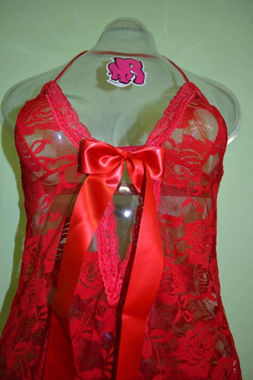 Košilka Veronika červená + tanga