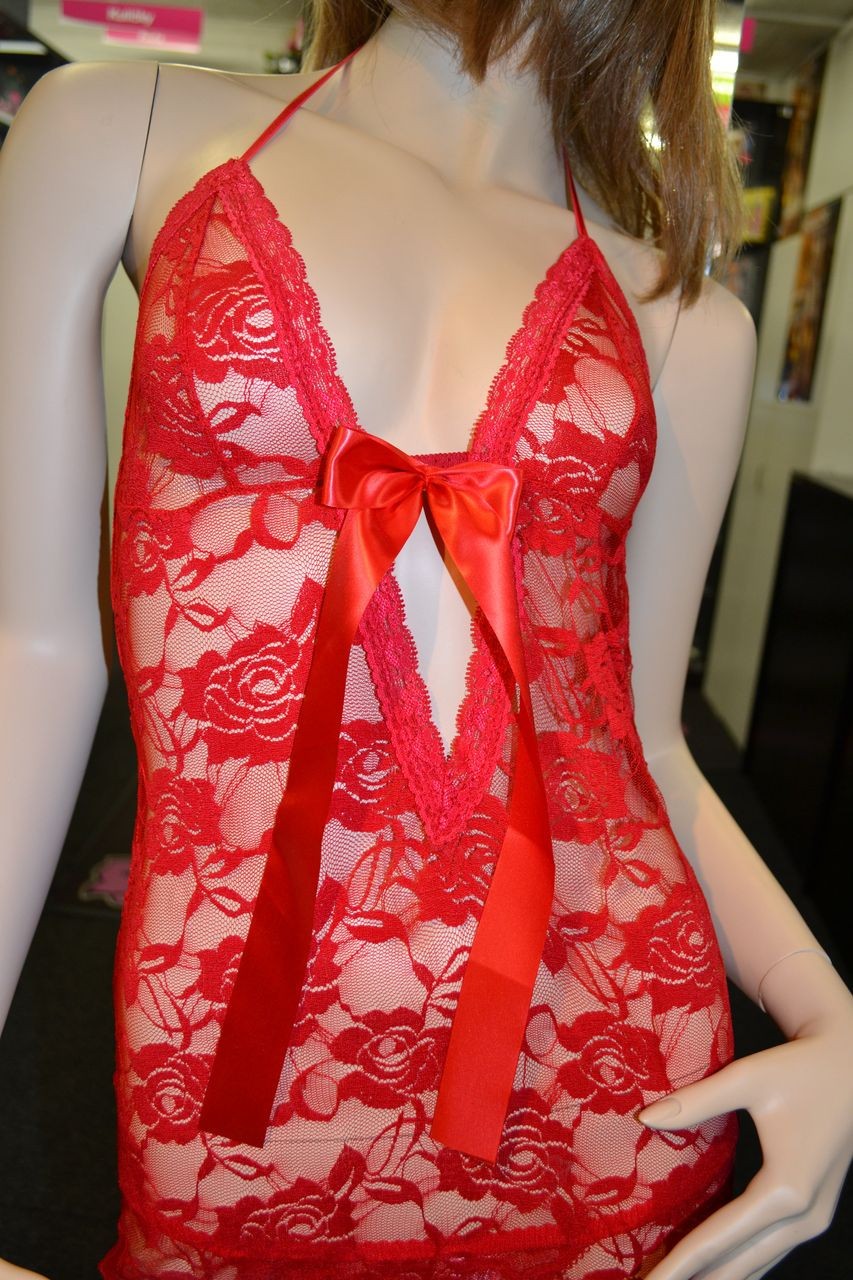 Košilka Veronika červená + tanga