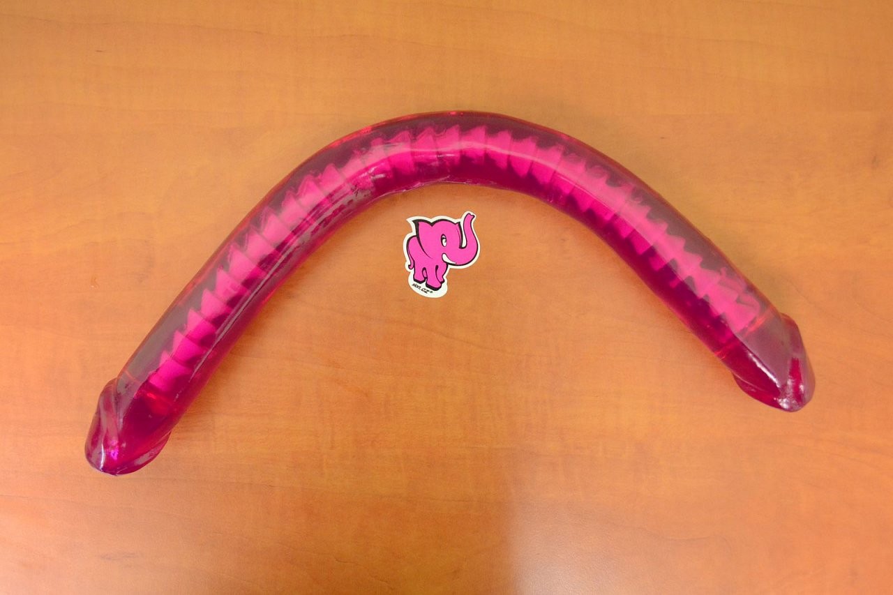 Dildo FLEXIBLE dvojité 45cm