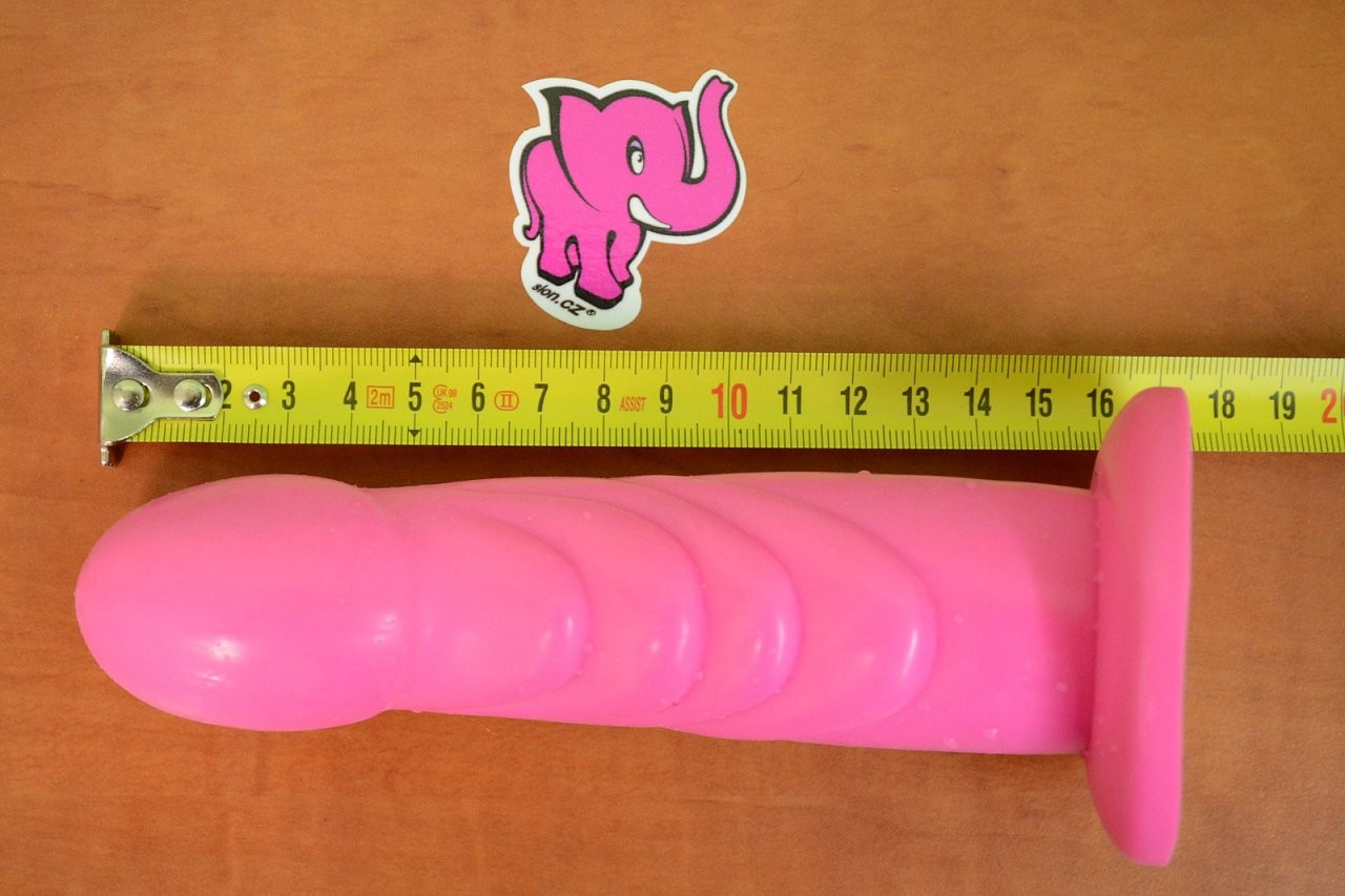 Strap-on Pink Silicone rozměry
