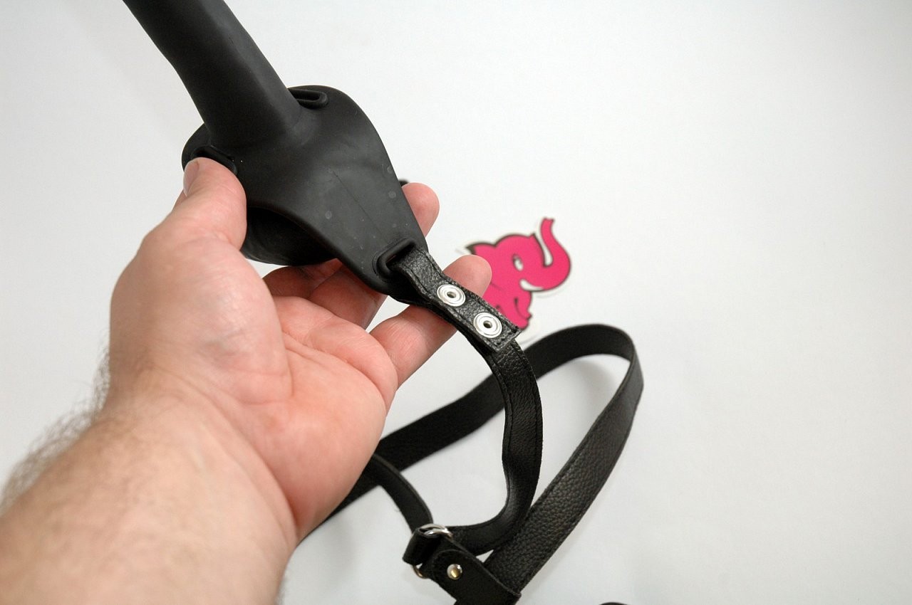 Připínací penis Double Black