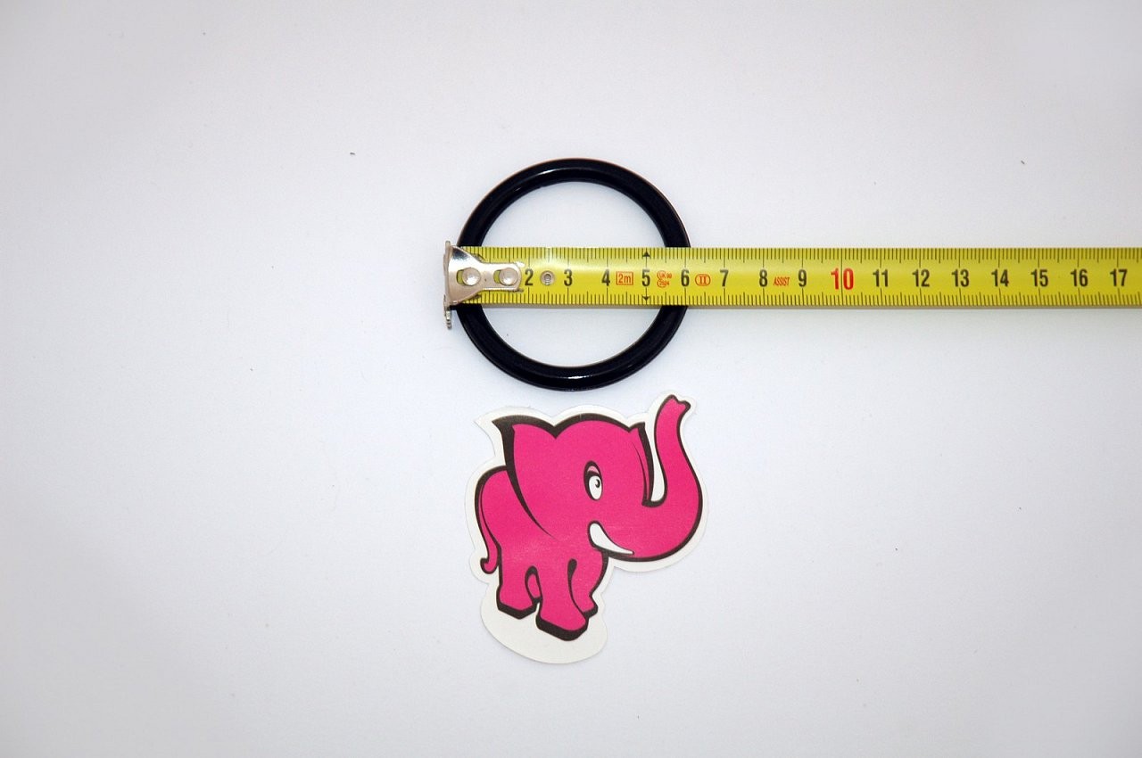 King Cock upínací kroužky, měření