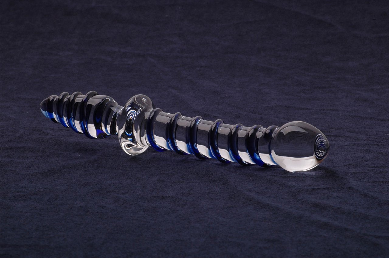 Skleněné dildo Twister love