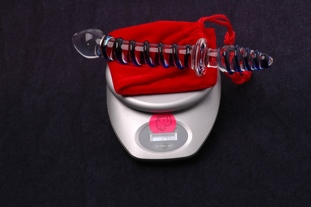 Skleněné dildo Twister love