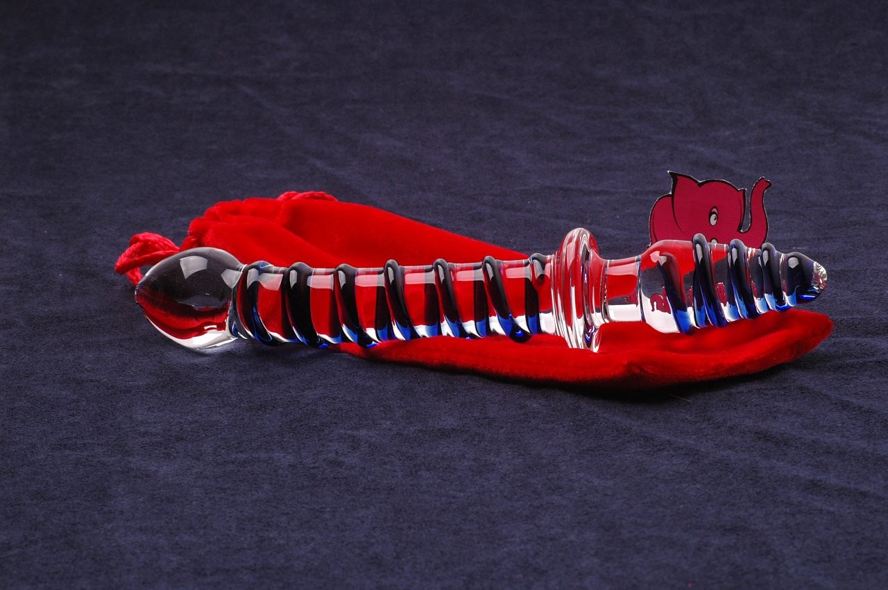 Skleněné dildo Twister love
