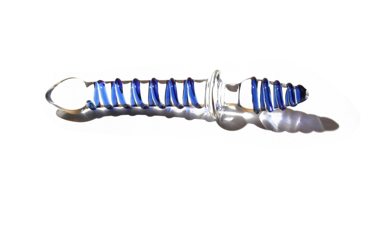 Skleněné dildo Twister love