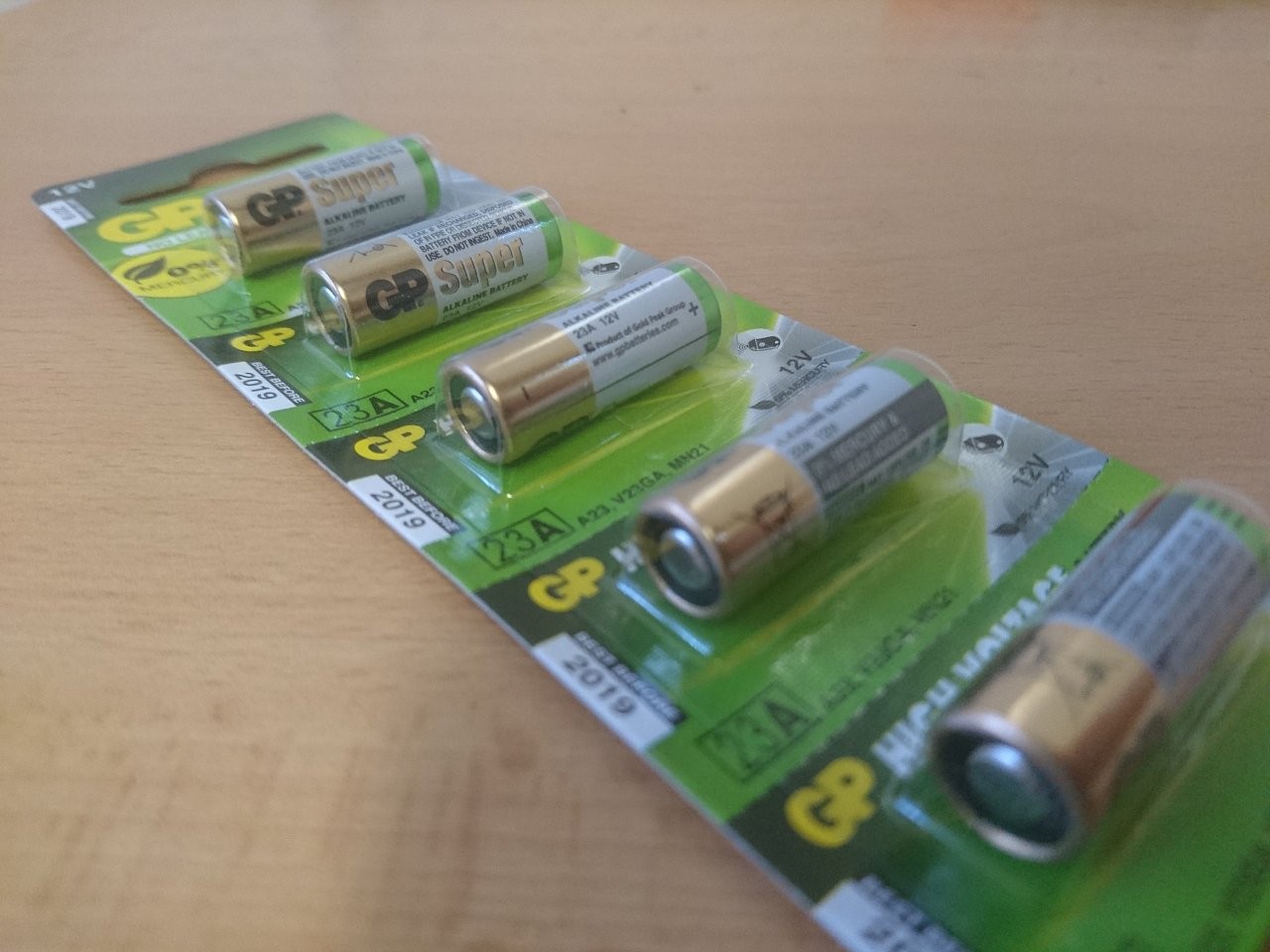 GP 23AE v balení po pěti kusech