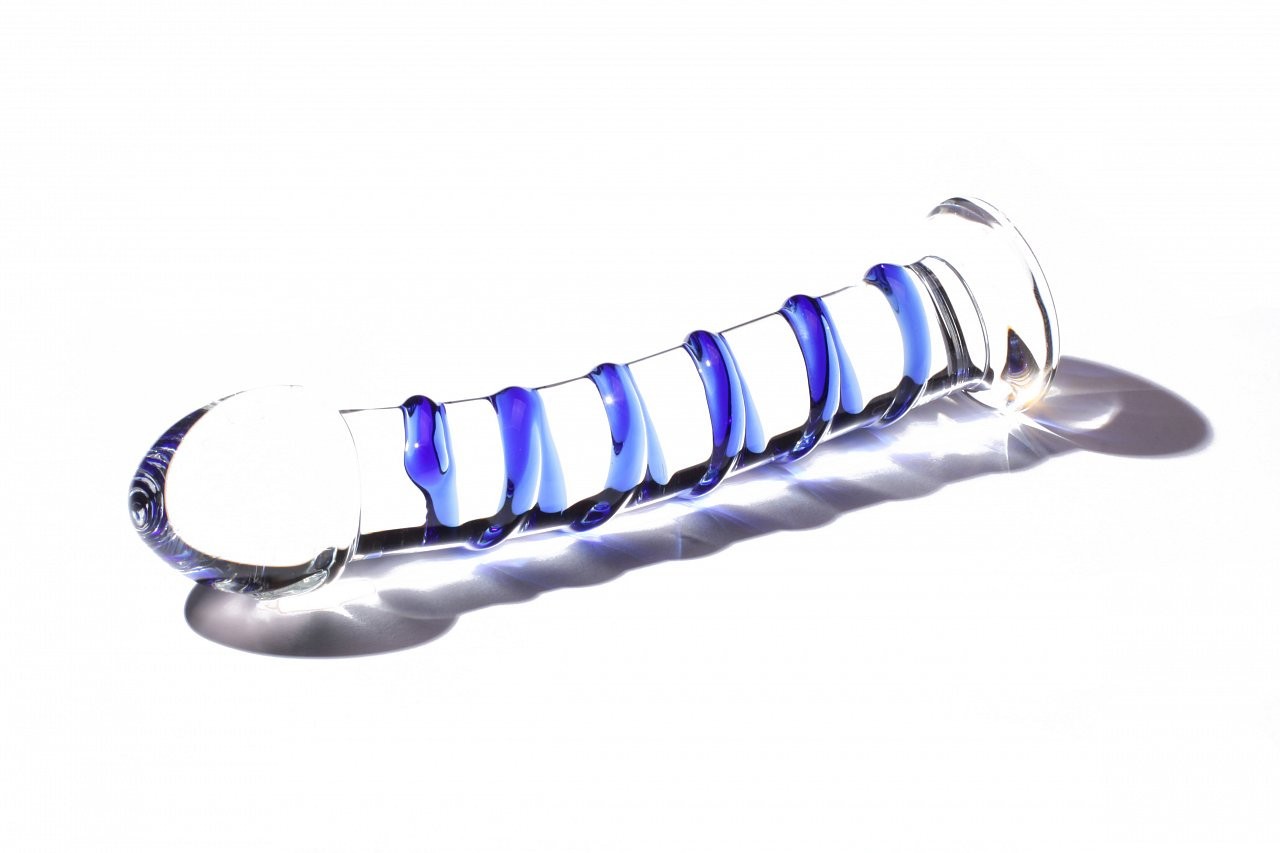 Skleněné dildo Arts Clair Bleu