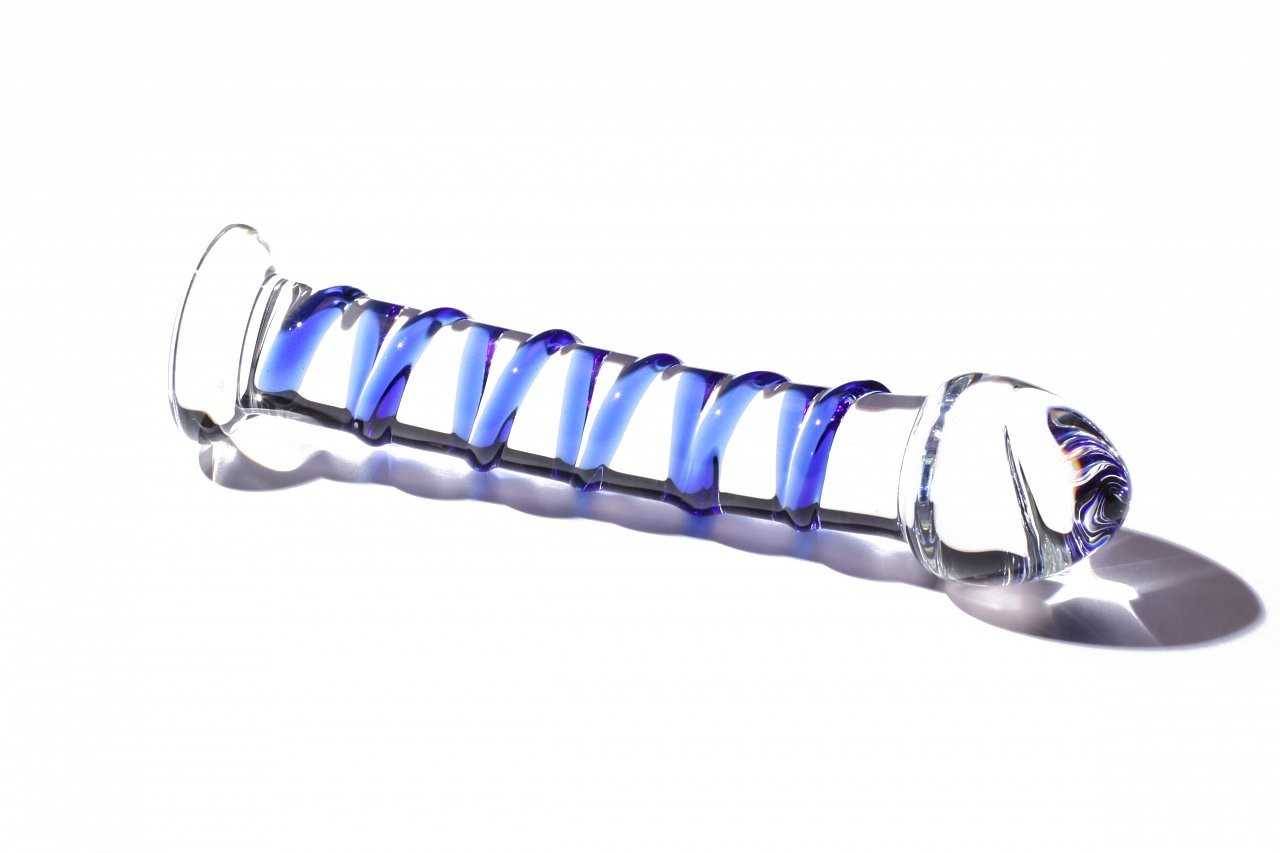Skleněné dildo Arts Clair Bleu