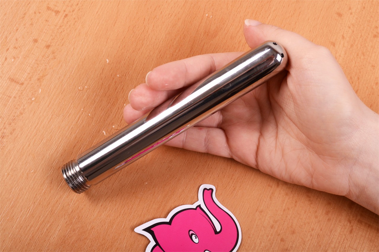 Anální sprcha Silver Flash – s rukou