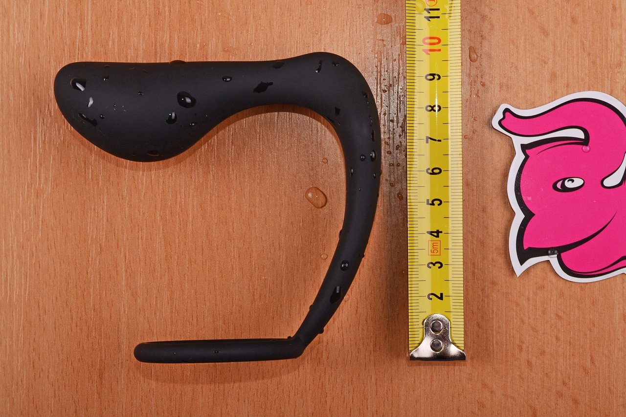 Anální kolík s erekčním kroužkem Ring & Plug, měříme