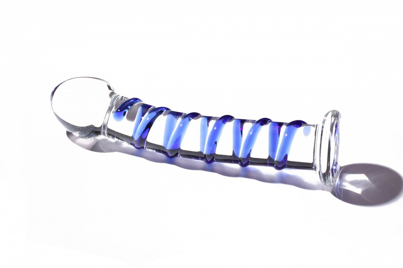 Skleněné dildo Arts Clair Bleu